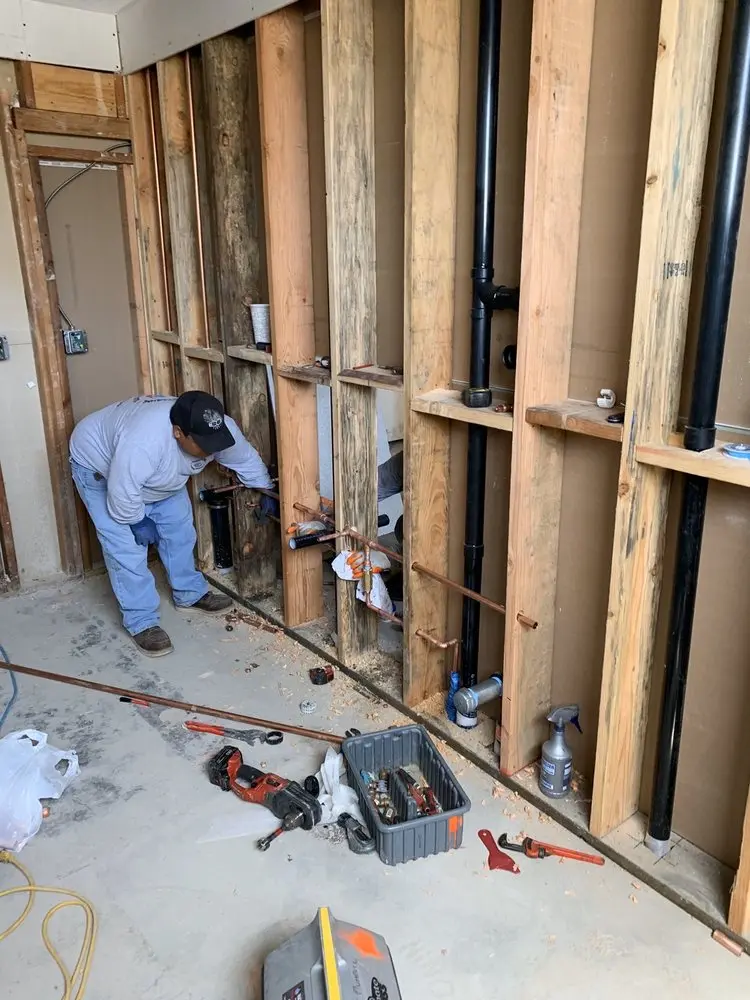 Commercial rough-in plumbing for Gas Line Repair in Seneca